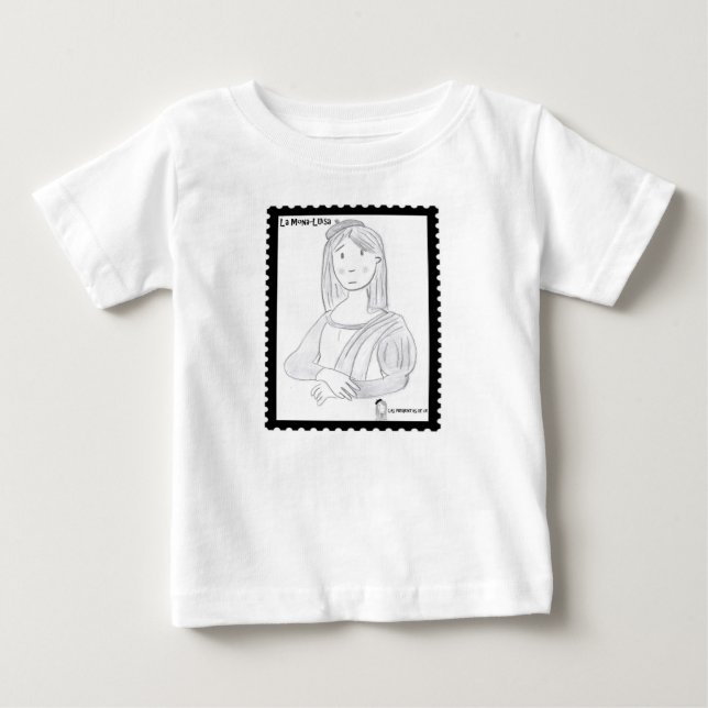 La mona Luisa (vestido con volantes) Tee (Framsida)