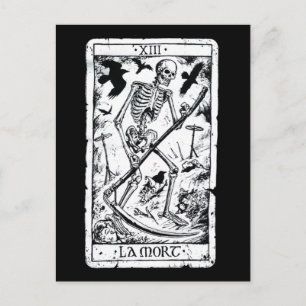 La Mort Tarot Card Vykort