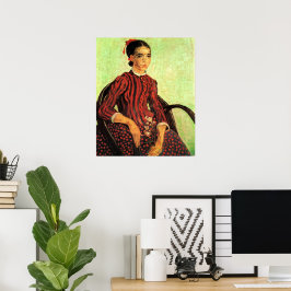 La Mousme, Sitta av Vincent van Gogh Poster
