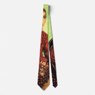 La Mousme, sittande av Vincent van Gogh Slips