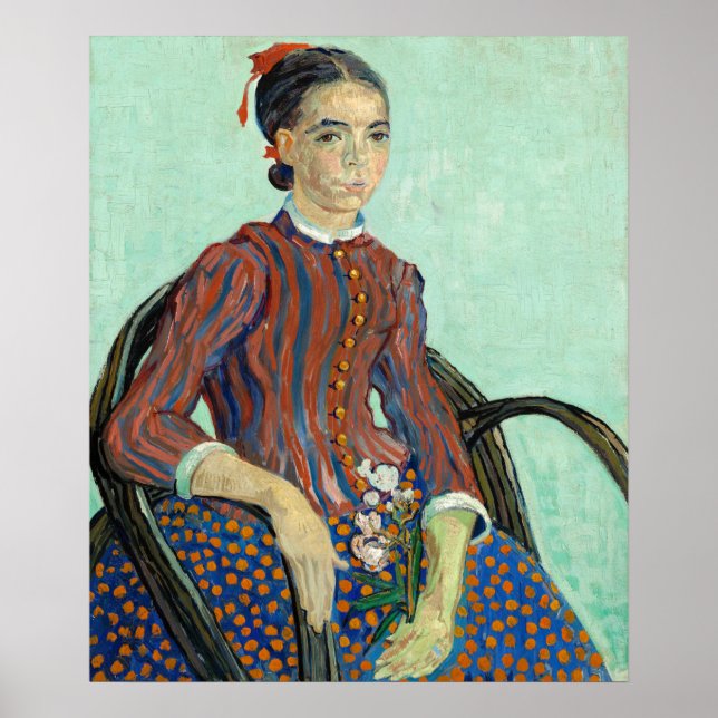 La Mousmé - Vincent van Gogh Fine Art Poster (Framsidan)