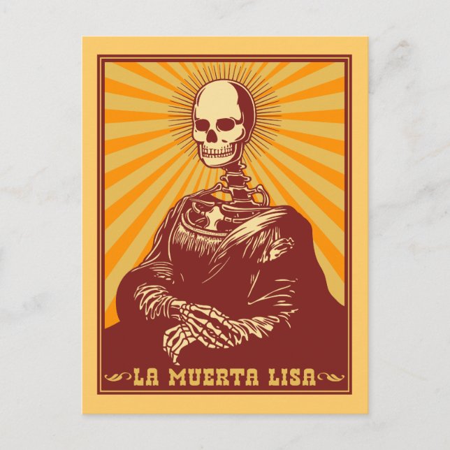 La Muerta Lisa Vykort (Framsida)