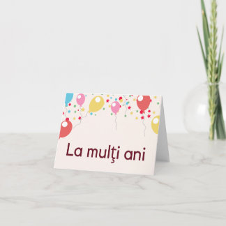 La mulţi ani, Rumäniens födelsedag Kort