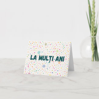 La mulţi ani, Rumäniens födelsedag Kort