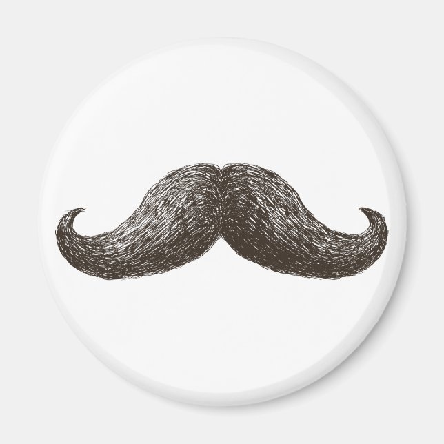 La Mustache (Light) Magnet (Framsidan)