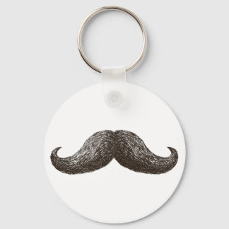 La Mustache (Light) Nyckelring