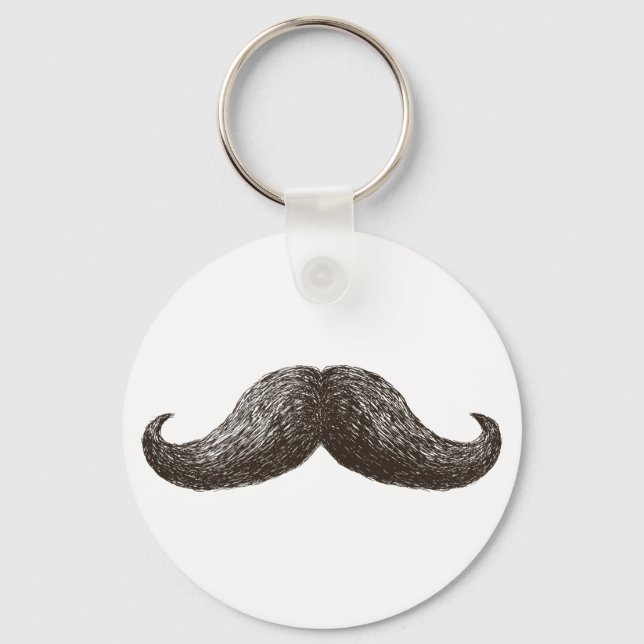 La Mustache (Light) Nyckelring (Framsida)