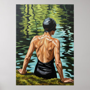 LA NAGEUSE DE LA RIVIÈRE (Floden Swimmer) - Ori Poster