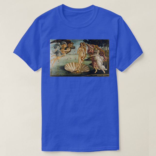 La Nascita di Venere by Sandro Botticelli The Birt T Shirt (Design framsida)