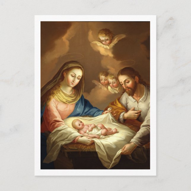 La Natividad–José Campeche Vykort (Framsida)
