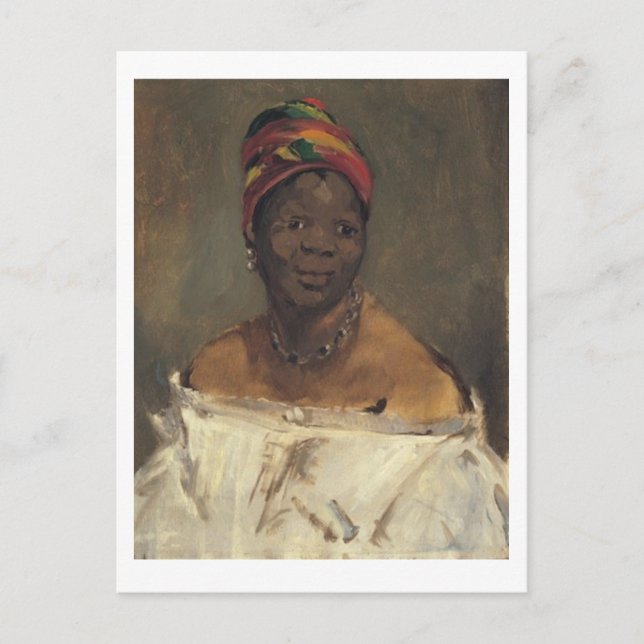La_Négresse av Edouard Manet Vykort (Framsida)
