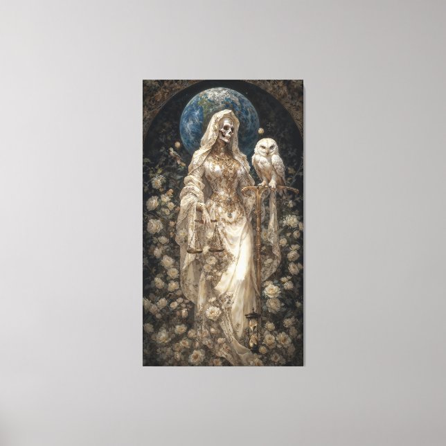La Niña Blanca, Santa Muerte Canvastryck (Framsida)