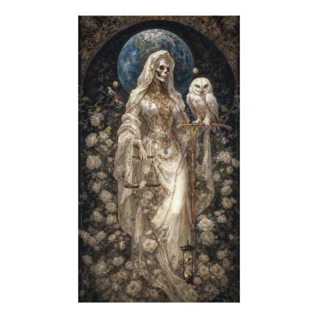 La Niña Blanca, Santa Muerte Fototryck (Framsidan)