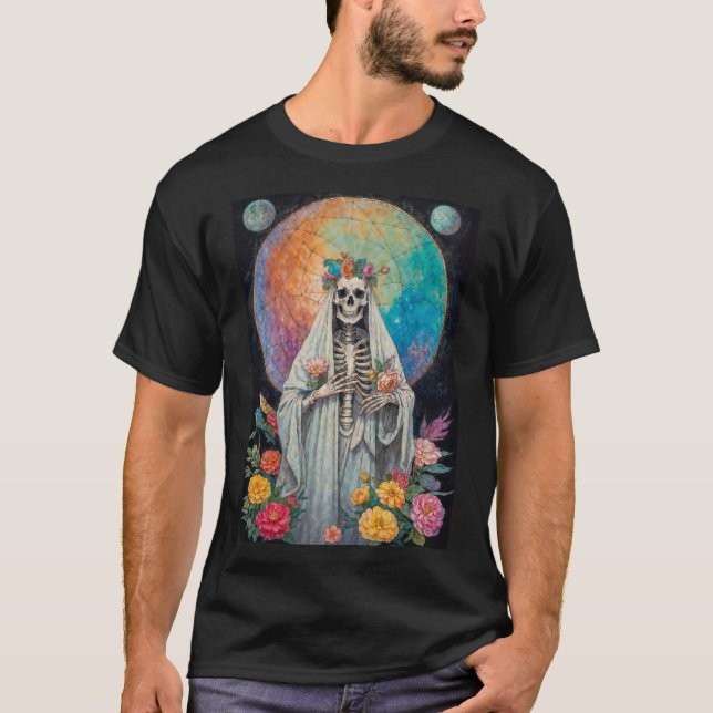 La Niña Blanca Santa Muerte T Shirt (Framsida)