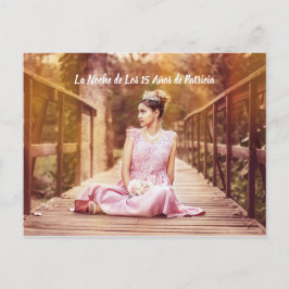 La Noche De los Quince Inbjudan Vykort