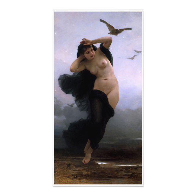 La Nuit Bouguereau Fototryck (Framsidan)