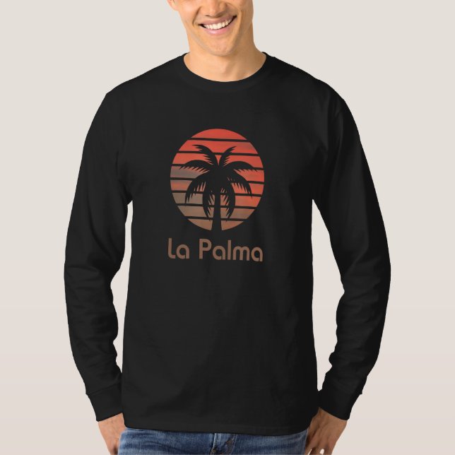 La Palma Kanarieöarna 1 T Shirt (Framsida)