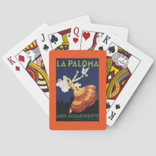 La Paloma - Anis befordrings- Aguardiente Casinokort