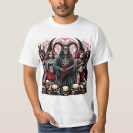 La Parca: Sinfonía de Sombras y Metal T Shirt