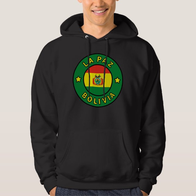 La Paz Bolivia Hoodie (Framsida)