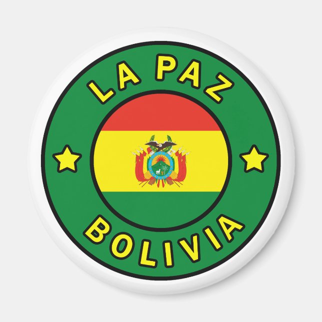 La Paz Bolivia Magnet (Framsidan)