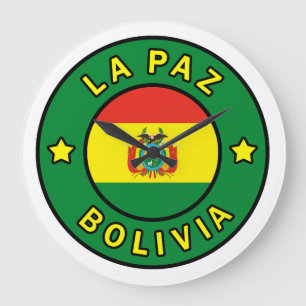 La Paz Bolivia Stor Klocka