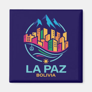 La Paz Bolivia Sydamerika Magnet