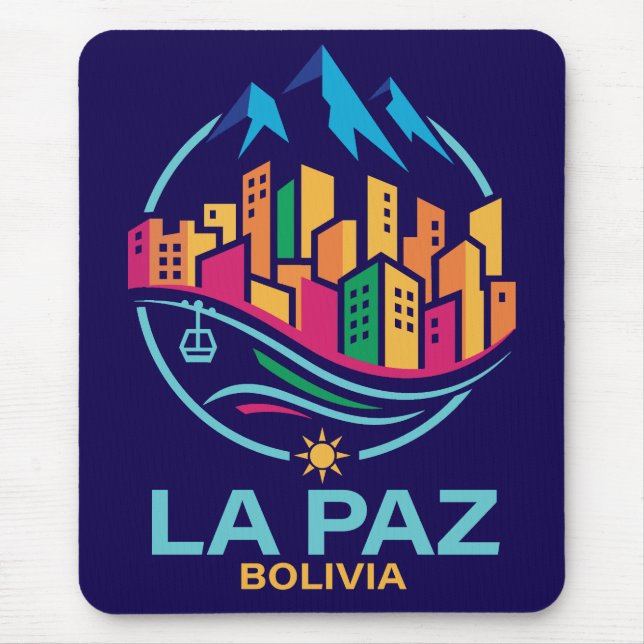 La Paz Bolivia Sydamerika Musmatta (Framsidan)