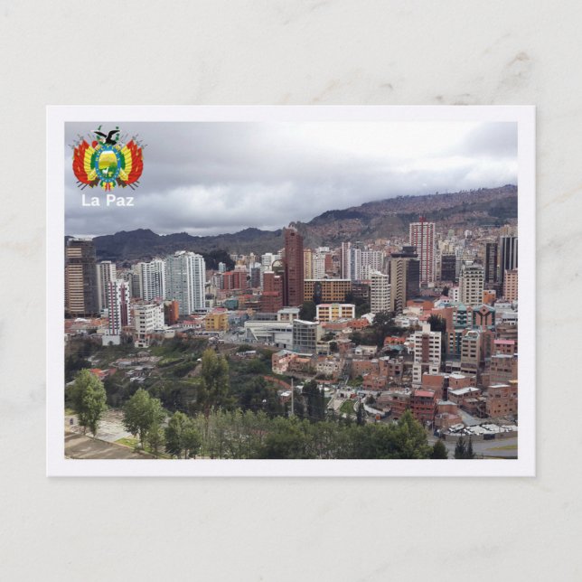 La Paz - Bolivia Vykort (Framsida)