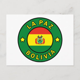 La Paz Bolivia Vykort