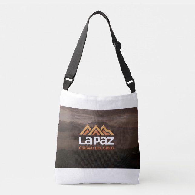 La Paz börs himmelstad Axelväska (Framsida)