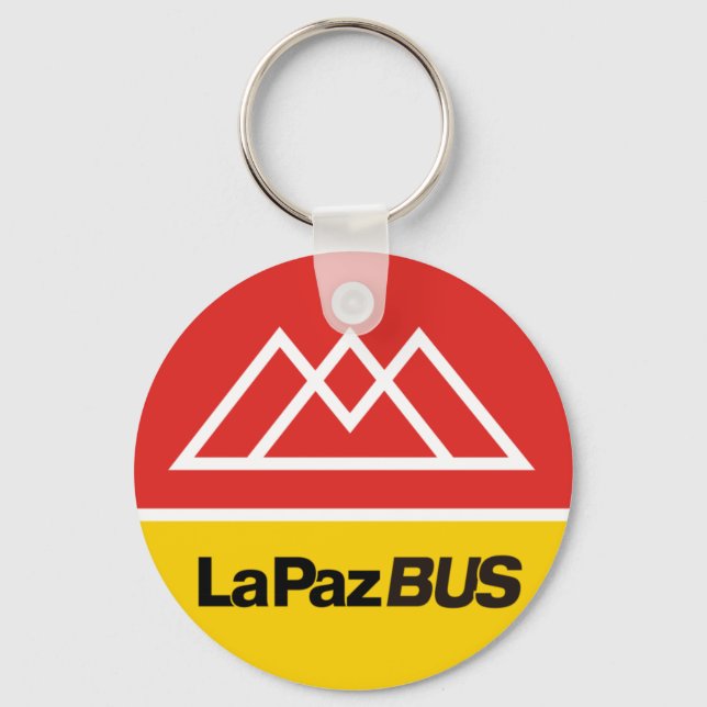 La Paz buss Nyckelring (Framsida)