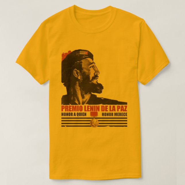LA PAZ FÖR PREMIO LENIN DE TEE SHIRT (Design framsida)