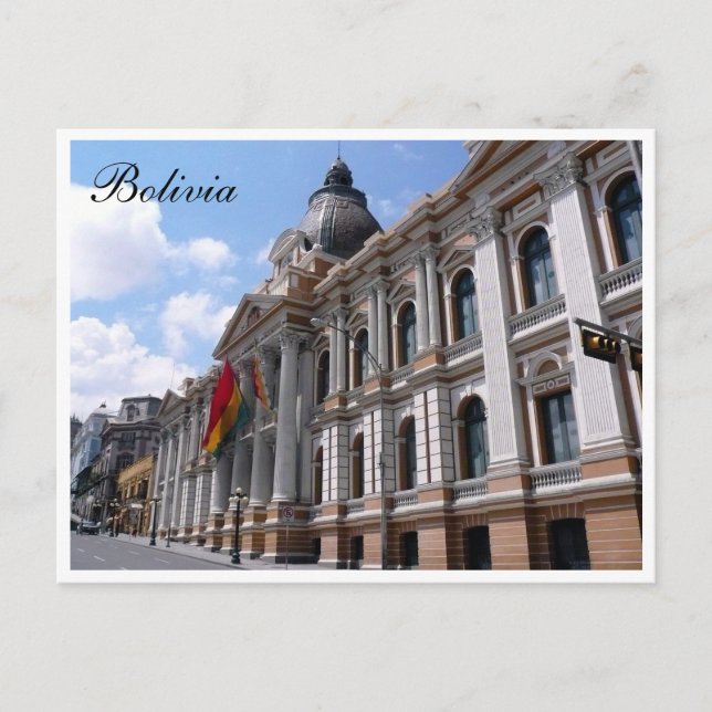 la paz gräns vykort (Framsida)