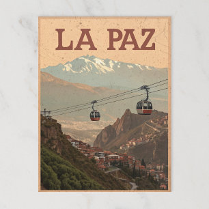 La Paz-höjdvy Vykort