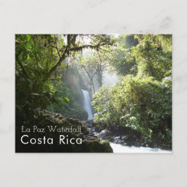 La Paz Waterfall, Vara Blanca, Costa Rica vykort