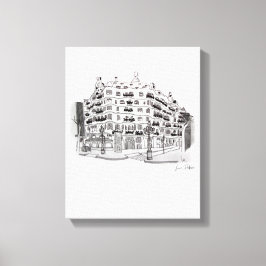 La Pedrera - Casa Milá (Barcelona Canvastryck