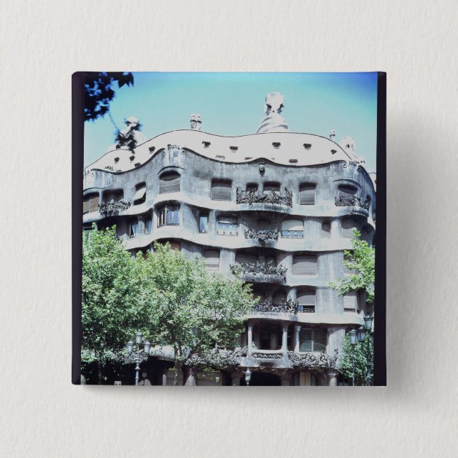 La Pedrera eller Casa Mila, 1905-10 Knapp (Framsida)