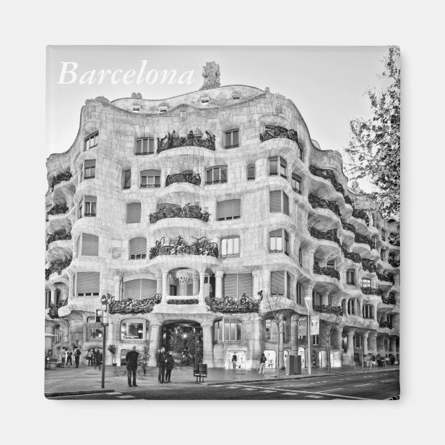 La Pedrera i Barcelona Magnet (Framsidan)