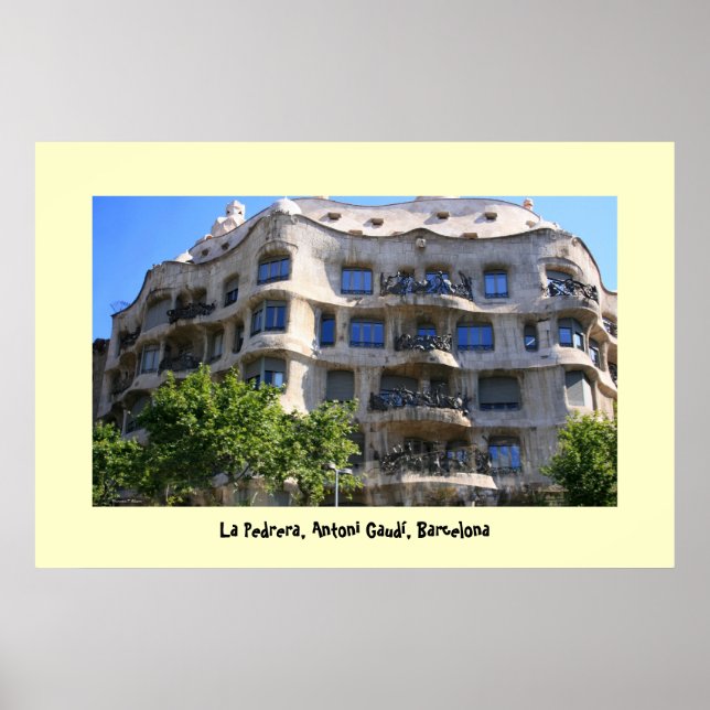 La Pedrera Poster (Framsidan)