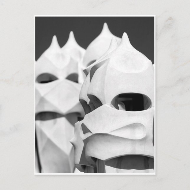 La Pedrera Skorsten Vykort (Framsida)