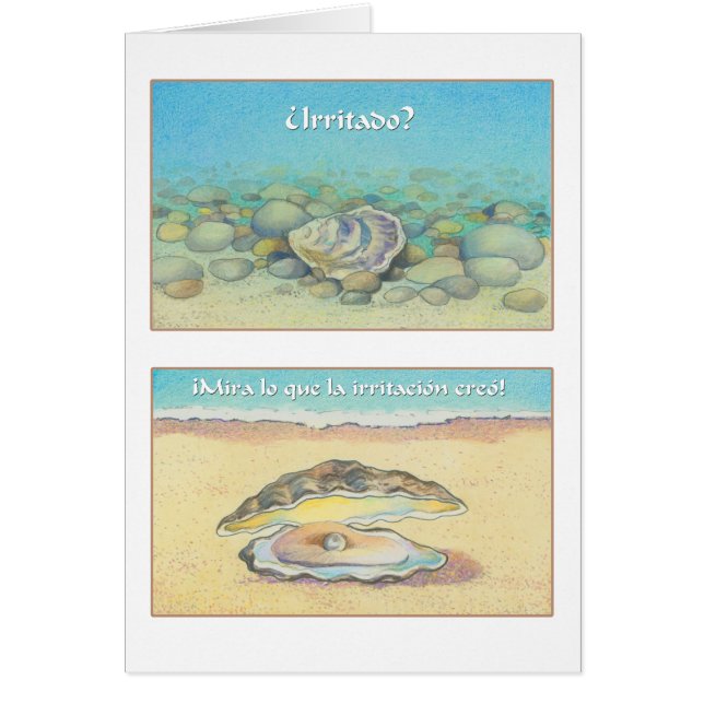 La Perla, tarjeta Hälsningskort (Framsidan)