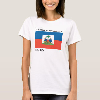 LA PERLE DE LES ANTILLES HAITI SKJORTA T SHIRT