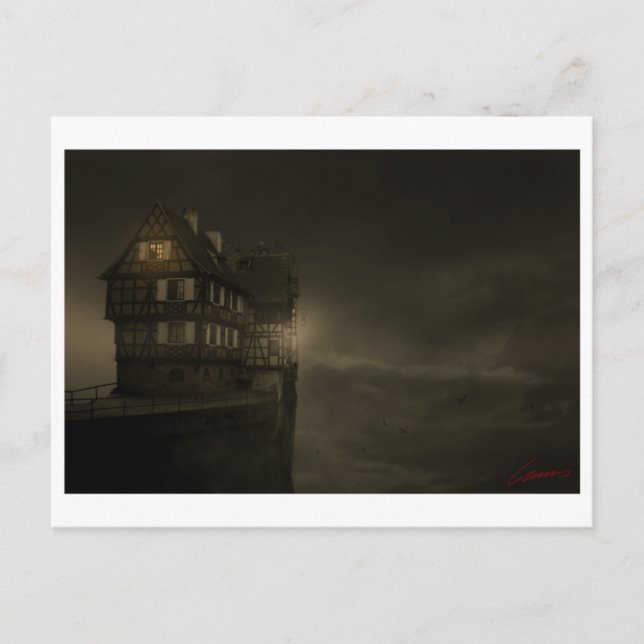 La petite France Post Card Darken Vykort (Framsida)