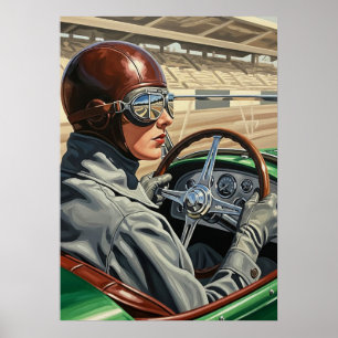 LA PILOTE DE COURSE (Tävla Driver) - Original Poster