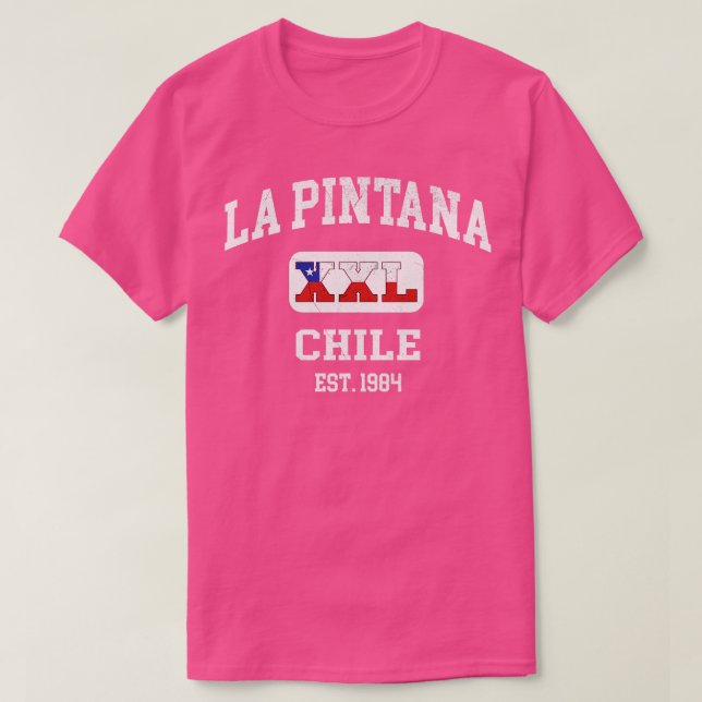 La Pintana Chile XXL Athletic design 1 T Shirt (Design framsida)
