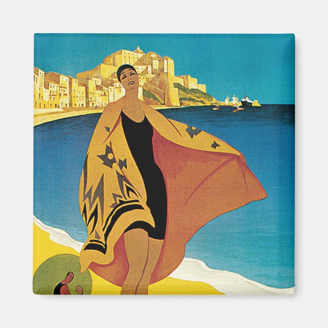 La Plage de Calvi, Corse Magnet (Framsidan)