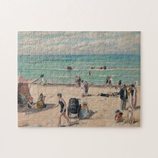 La Plage de Fort-Mahon | Albert André Pussel (Horisontell)
