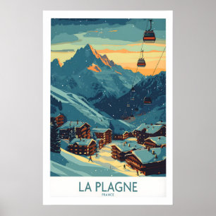 La Plagne Affisch Frankrike 1