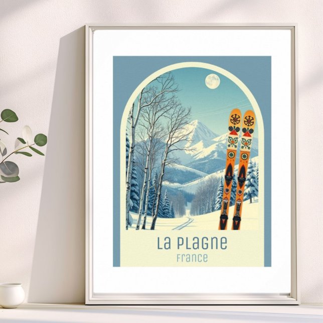 La Plagne Frankrike skidort  Poster (Skapare uppladdad)